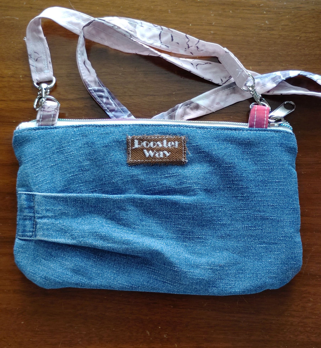 Embroidered Butterfly bumbag fanny or crossbody bag