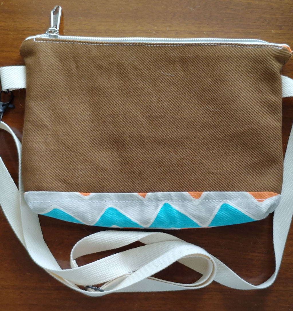 Embroidered  Cute and dramatic bumbag fanny or crossbody bag