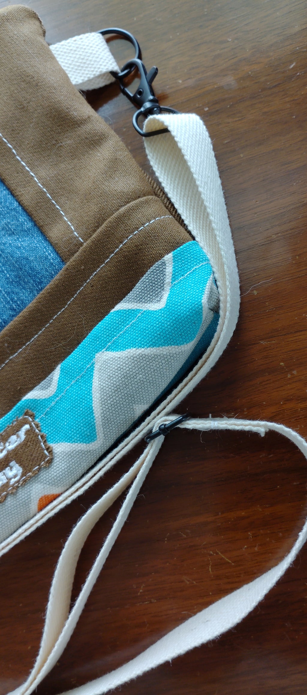 Embroidered  Cute and dramatic bumbag fanny or crossbody bag